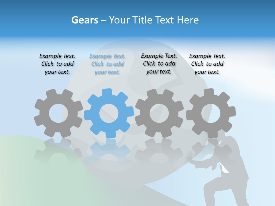 Difficult Business Task. Conceptual Piece, A Very Difficult Task In Business. Raster Version PowerPoint Template