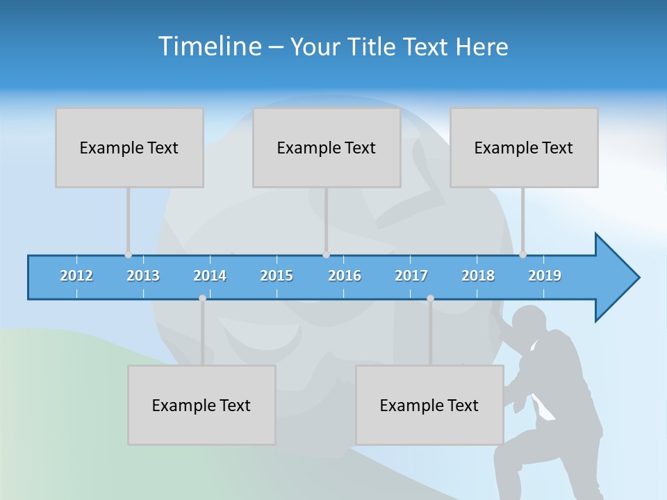 Difficult Business Task. Conceptual Piece, A Very Difficult Task In Business. Raster Version PowerPoint Template