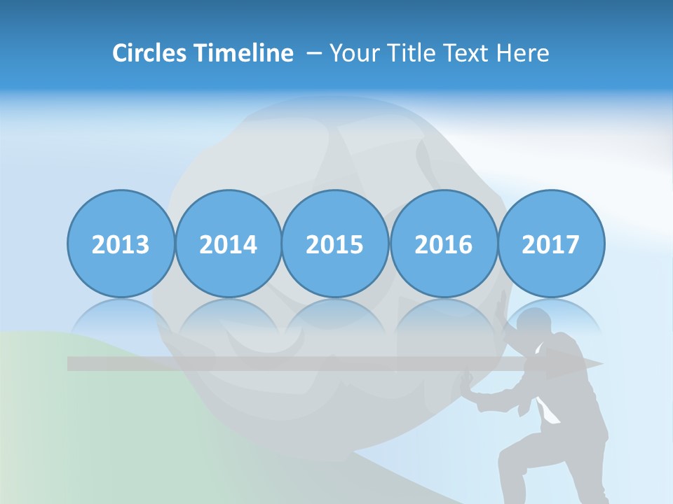 Difficult Business Task. Conceptual Piece, A Very Difficult Task In Business. Raster Version PowerPoint Template