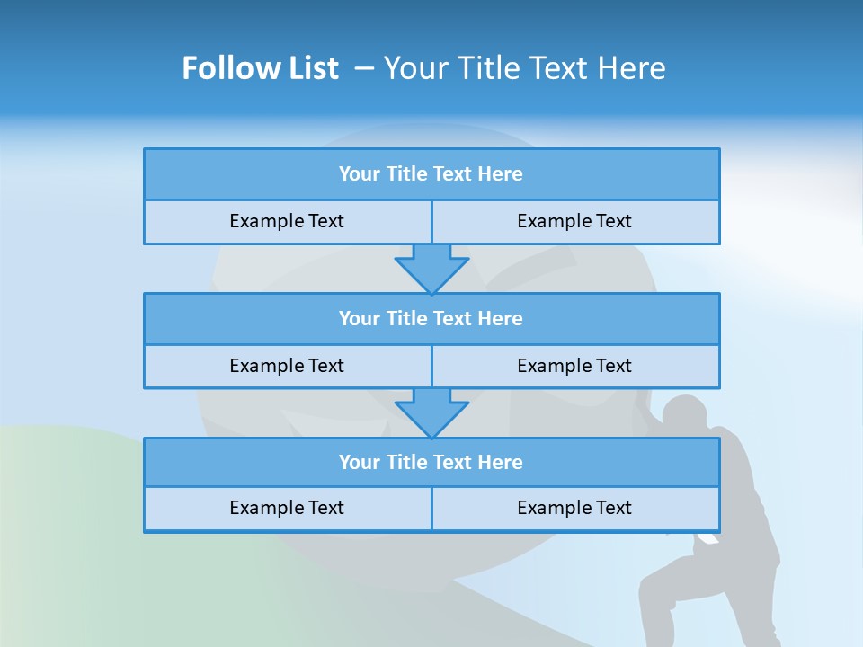 Difficult Business Task. Conceptual Piece, A Very Difficult Task In Business. Raster Version PowerPoint Template