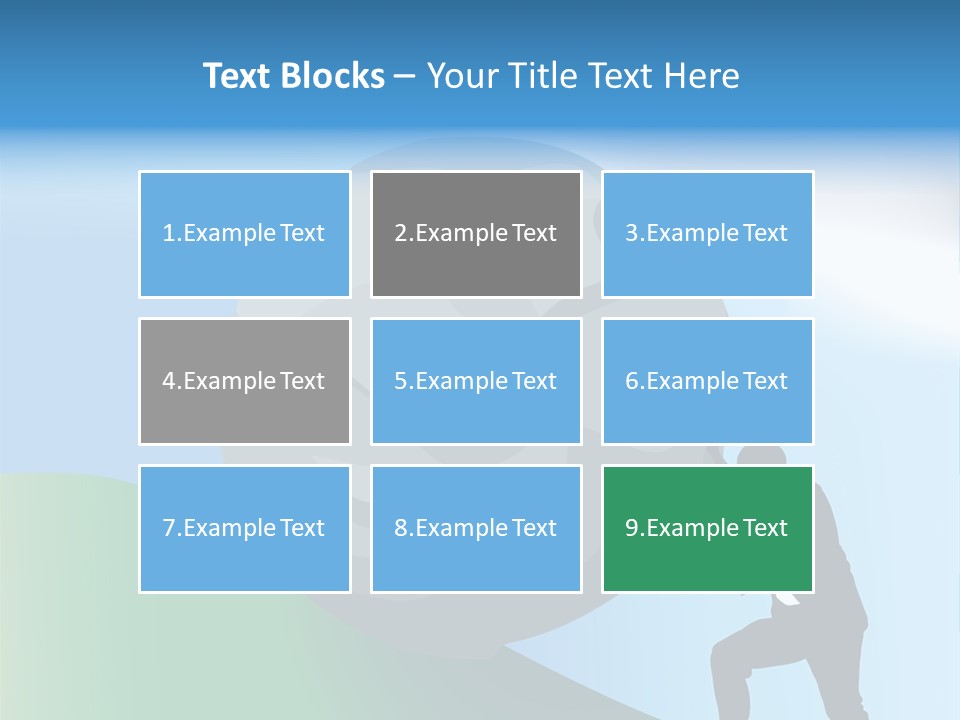 Difficult Business Task. Conceptual Piece, A Very Difficult Task In Business. Raster Version PowerPoint Template