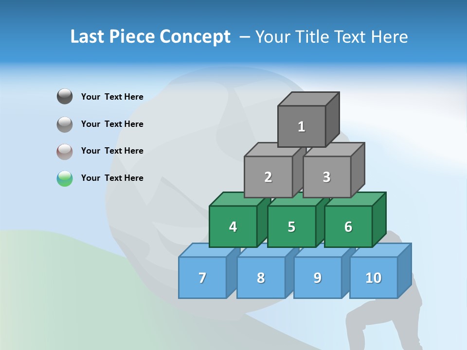 Difficult Business Task. Conceptual Piece, A Very Difficult Task In Business. Raster Version PowerPoint Template