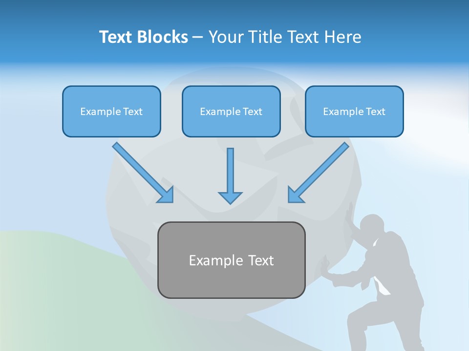 Difficult Business Task. Conceptual Piece, A Very Difficult Task In Business. Raster Version PowerPoint Template