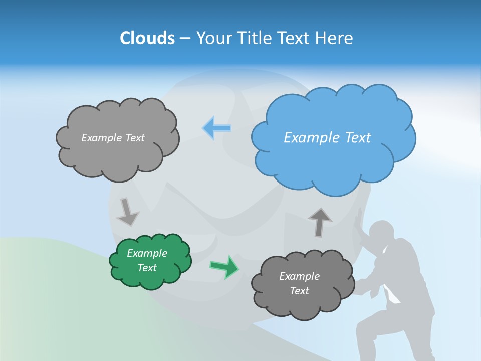 Difficult Business Task. Conceptual Piece, A Very Difficult Task In Business. Raster Version PowerPoint Template