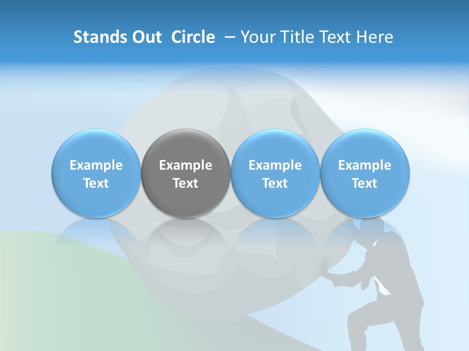 Difficult Business Task. Conceptual Piece, A Very Difficult Task In Business. Raster Version PowerPoint Template