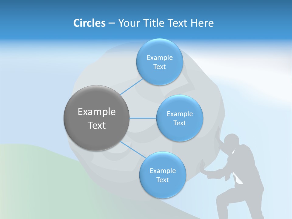 Difficult Business Task. Conceptual Piece, A Very Difficult Task In Business. Raster Version PowerPoint Template