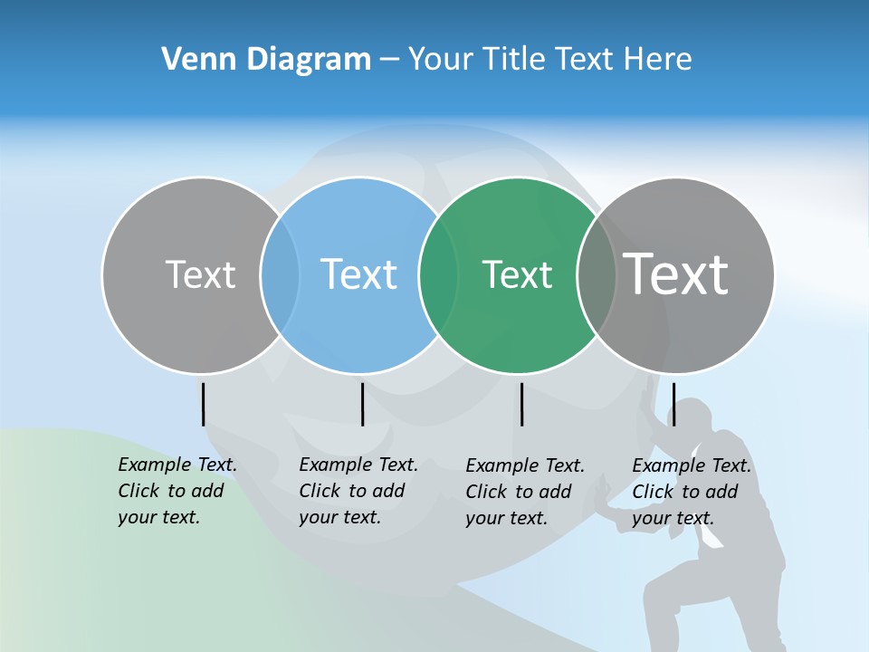 Difficult Business Task. Conceptual Piece, A Very Difficult Task In Business. Raster Version PowerPoint Template