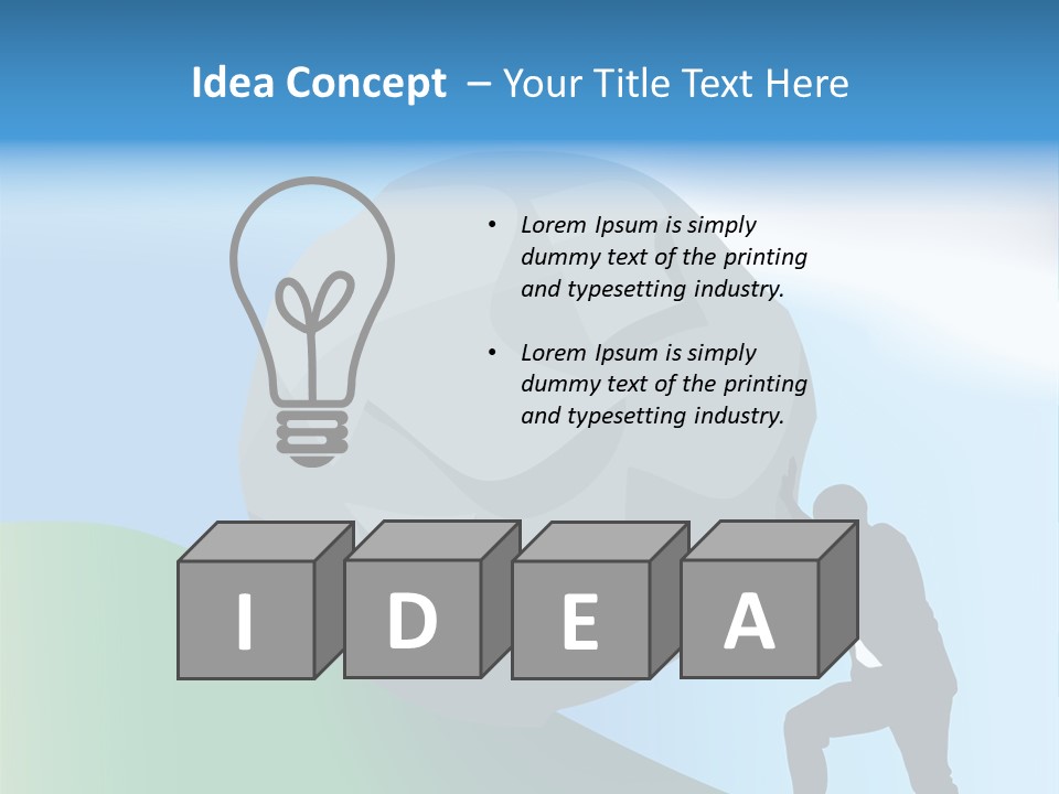 Difficult Business Task. Conceptual Piece, A Very Difficult Task In Business. Raster Version PowerPoint Template