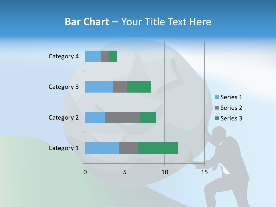 Difficult Business Task. Conceptual Piece, A Very Difficult Task In Business. Raster Version PowerPoint Template