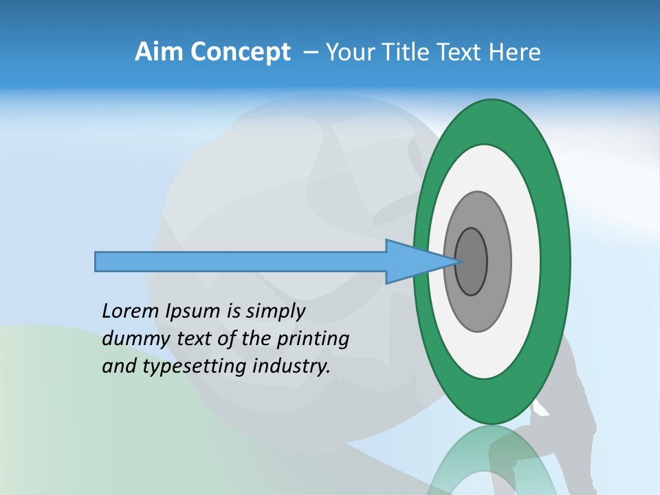 Difficult Business Task. Conceptual Piece, A Very Difficult Task In Business. Raster Version PowerPoint Template
