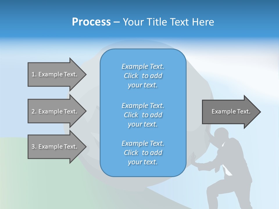 Difficult Business Task. Conceptual Piece, A Very Difficult Task In Business. Raster Version PowerPoint Template