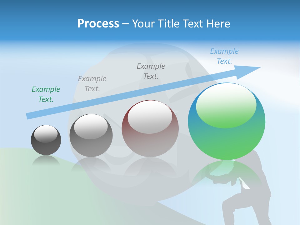Difficult Business Task. Conceptual Piece, A Very Difficult Task In Business. Raster Version PowerPoint Template