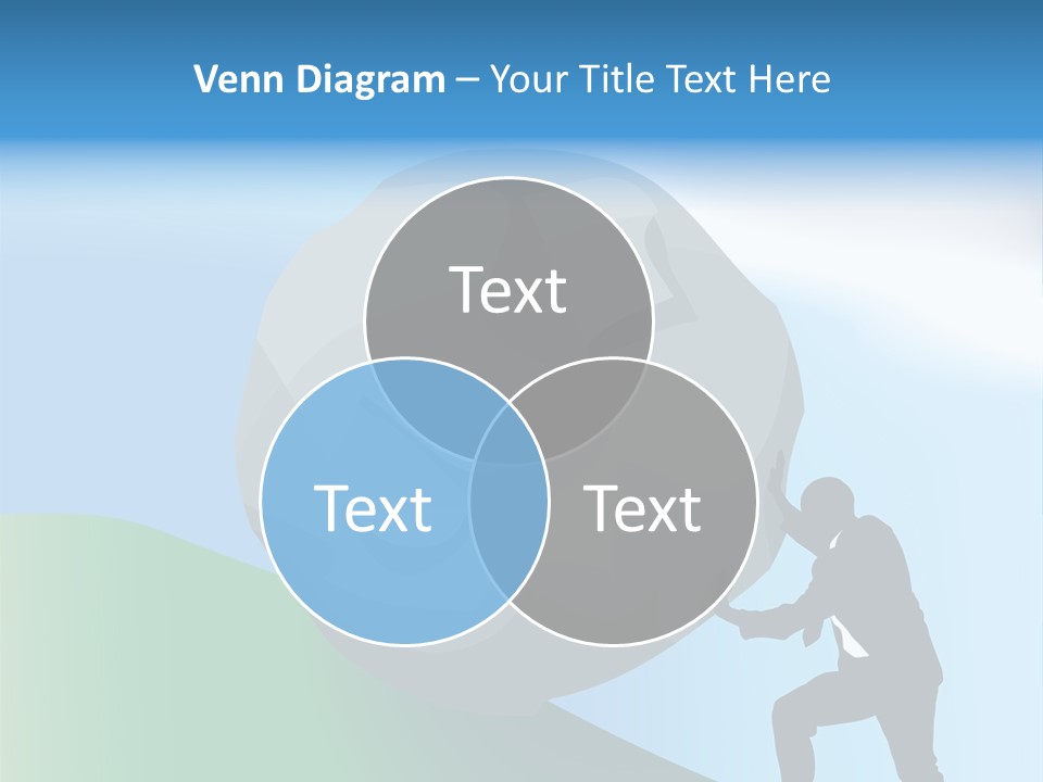 Difficult Business Task. Conceptual Piece, A Very Difficult Task In Business. Raster Version PowerPoint Template
