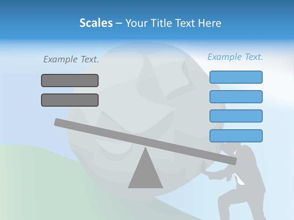 Difficult Business Task. Conceptual Piece, A Very Difficult Task In Business. Raster Version PowerPoint Template