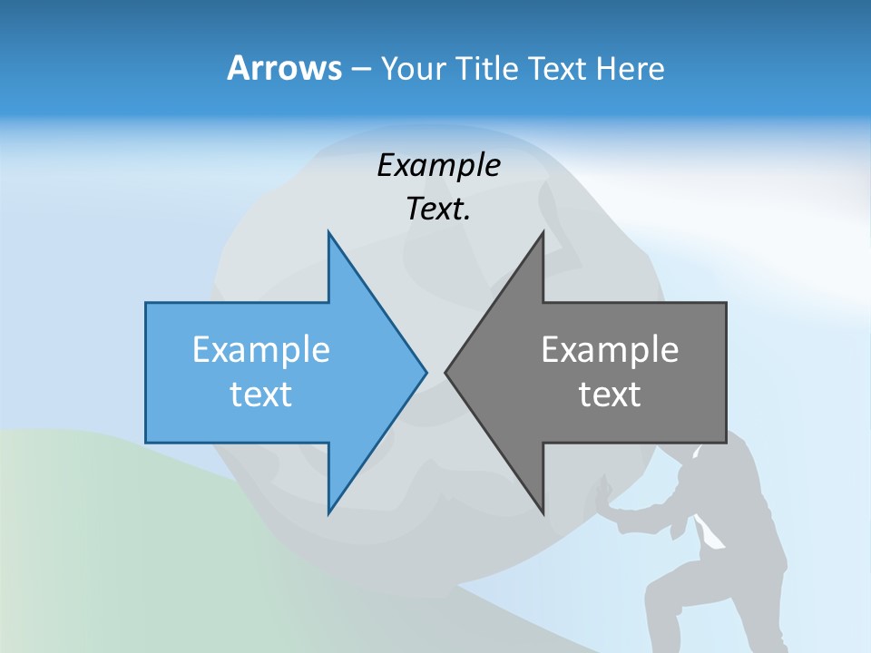Difficult Business Task. Conceptual Piece, A Very Difficult Task In Business. Raster Version PowerPoint Template