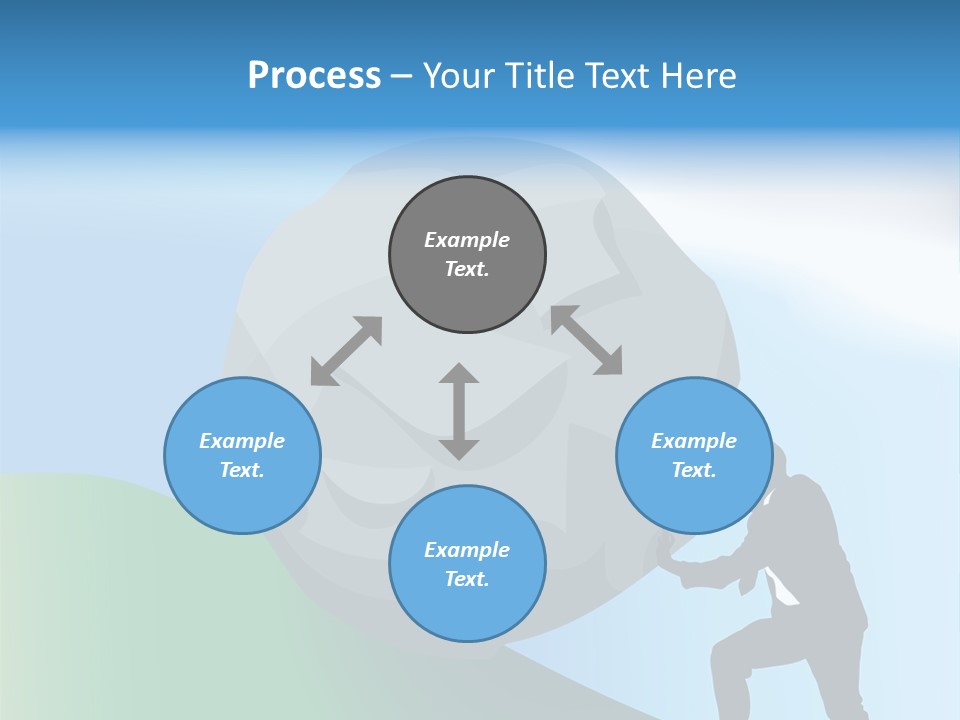 Difficult Business Task. Conceptual Piece, A Very Difficult Task In Business. Raster Version PowerPoint Template