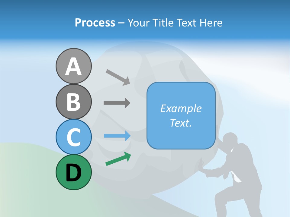 Difficult Business Task. Conceptual Piece, A Very Difficult Task In Business. Raster Version PowerPoint Template