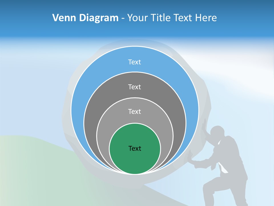 Difficult Business Task. Conceptual Piece, A Very Difficult Task In Business. Raster Version PowerPoint Template