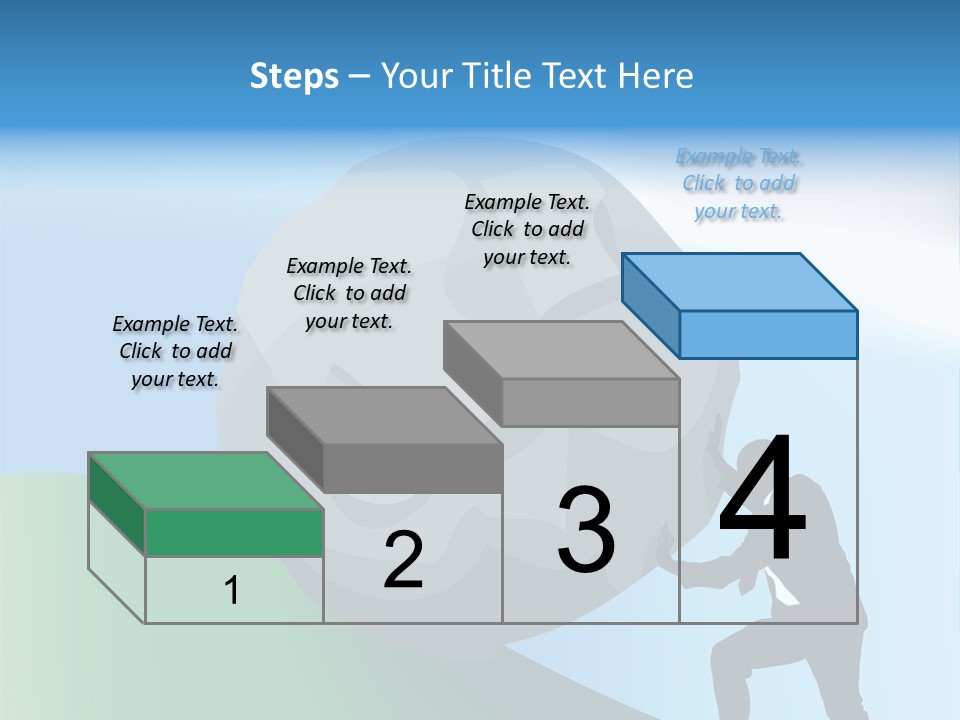 Difficult Business Task. Conceptual Piece, A Very Difficult Task In Business. Raster Version PowerPoint Template