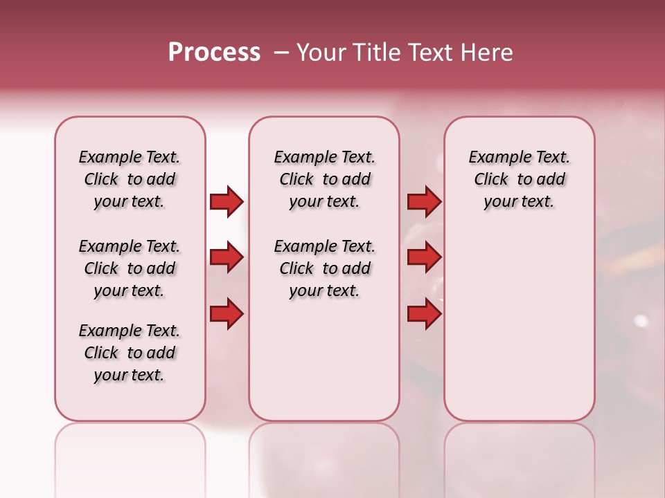 Close Up Of Red Grapes PowerPoint Template