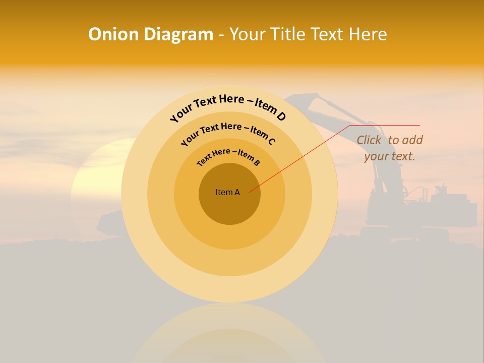 Stock Image Of Earth Mover Trying To Get A Last Load Before The Storm PowerPoint Template