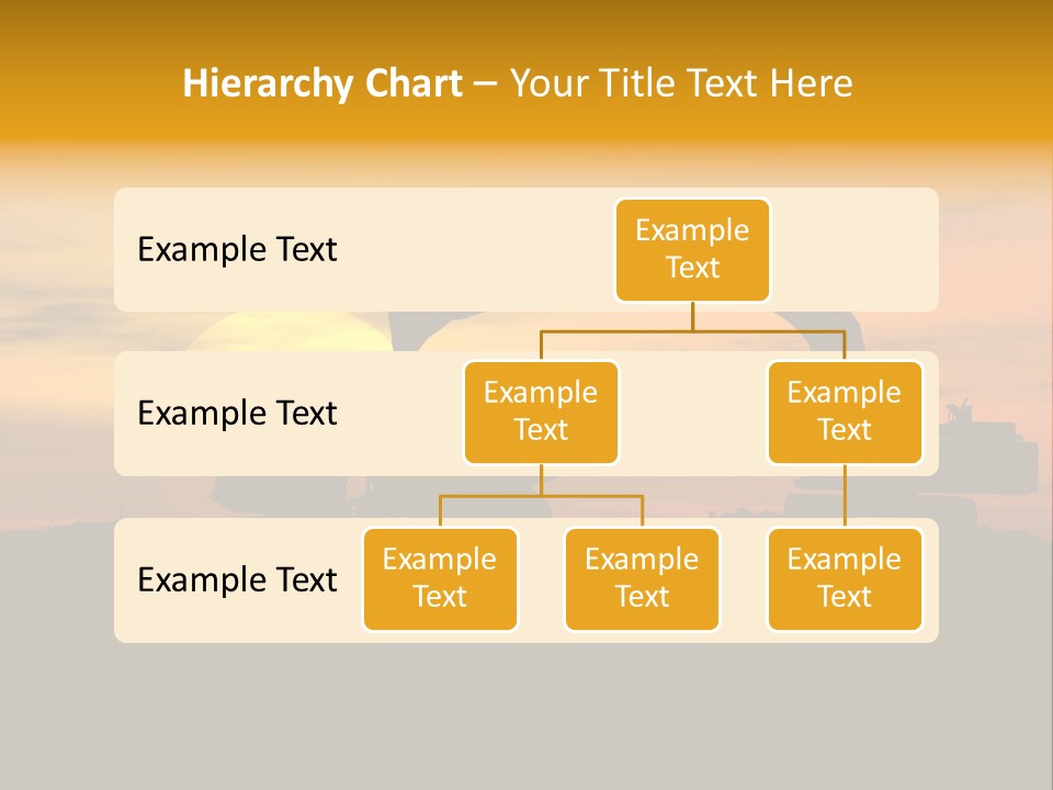 Stock Image Of Earth Mover Trying To Get A Last Load Before The Storm PowerPoint Template