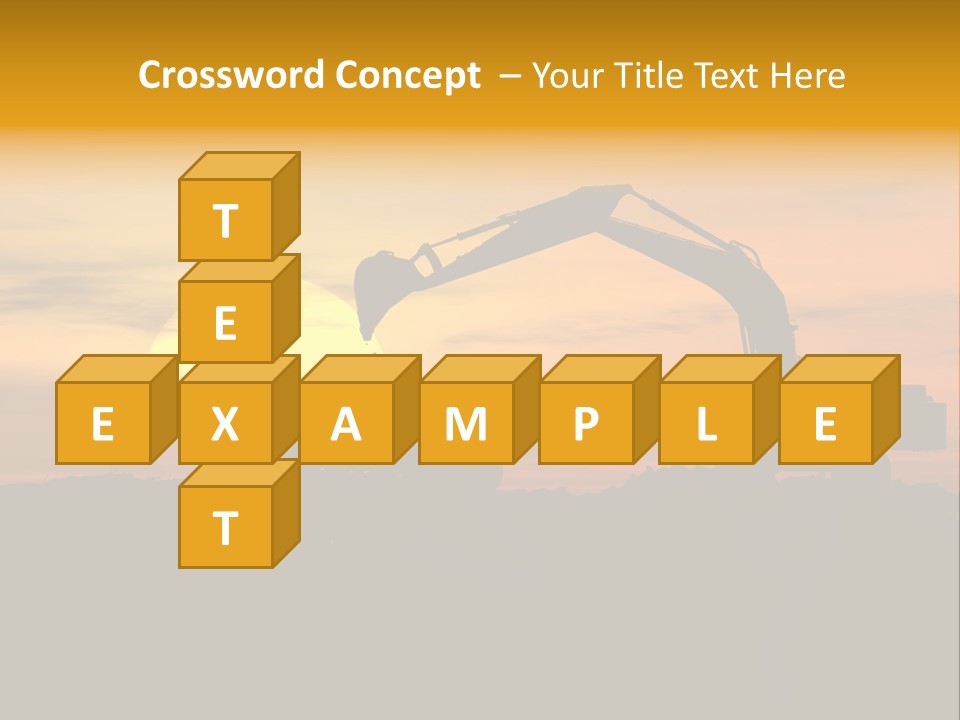 Stock Image Of Earth Mover Trying To Get A Last Load Before The Storm PowerPoint Template
