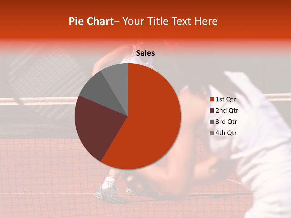 Two Young Sporty Female Tennis Players Enjoying A Game In The Sun On The Costa Del Sol PowerPoint Template