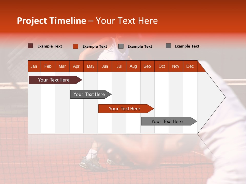 Two Young Sporty Female Tennis Players Enjoying A Game In The Sun On The Costa Del Sol PowerPoint Template