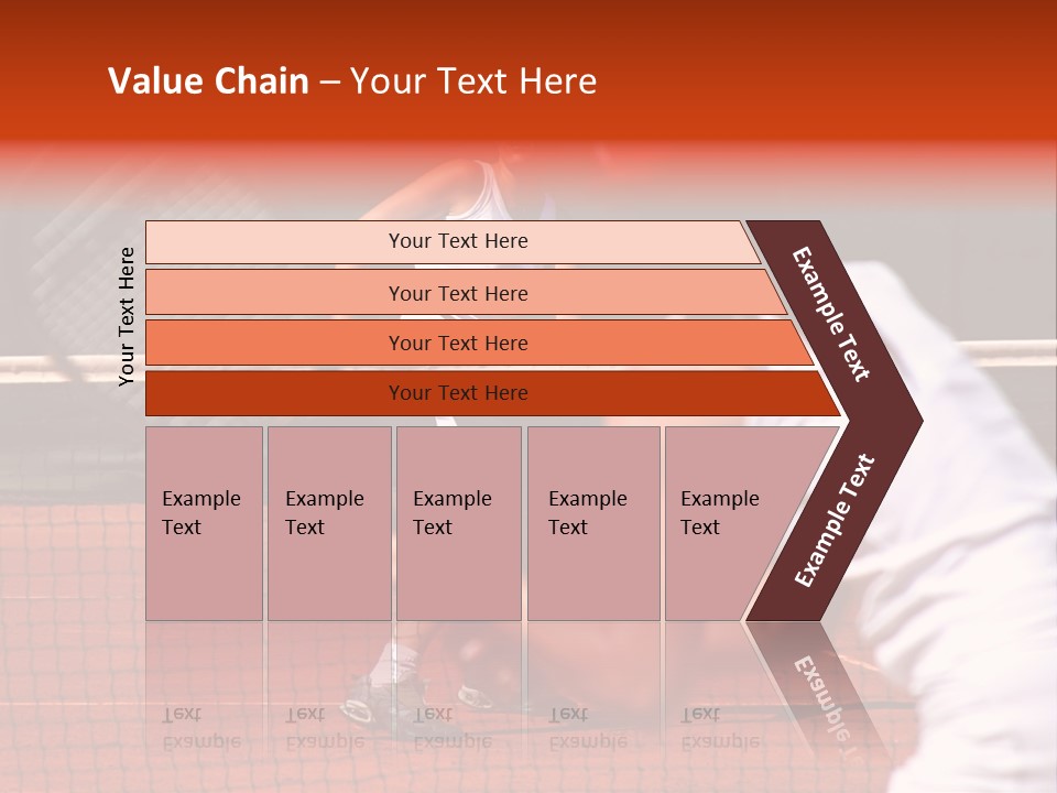 Two Young Sporty Female Tennis Players Enjoying A Game In The Sun On The Costa Del Sol PowerPoint Template