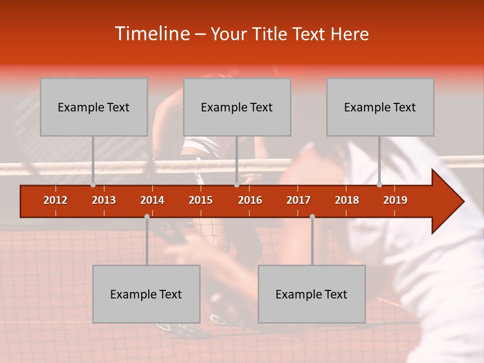 Two Young Sporty Female Tennis Players Enjoying A Game In The Sun On The Costa Del Sol PowerPoint Template