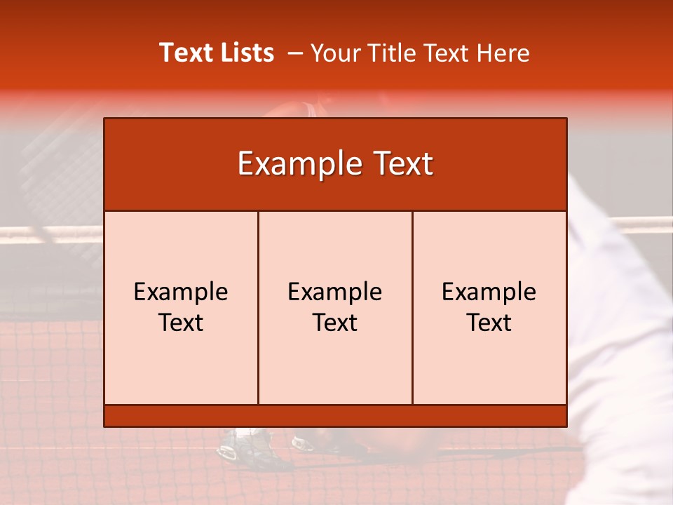 Two Young Sporty Female Tennis Players Enjoying A Game In The Sun On The Costa Del Sol PowerPoint Template