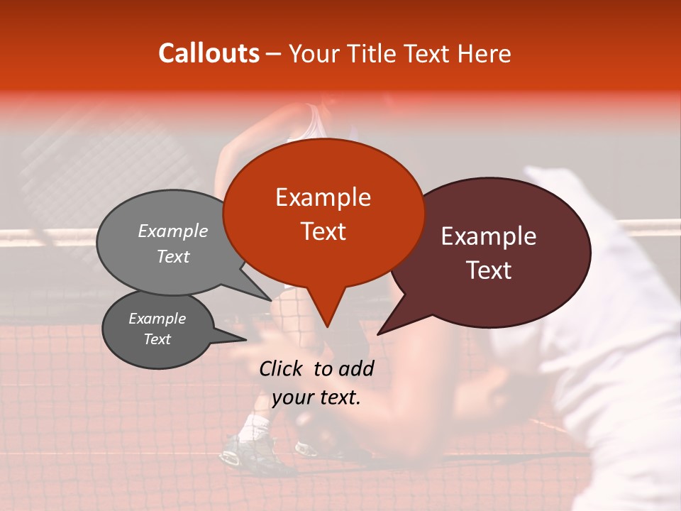 Two Young Sporty Female Tennis Players Enjoying A Game In The Sun On The Costa Del Sol PowerPoint Template