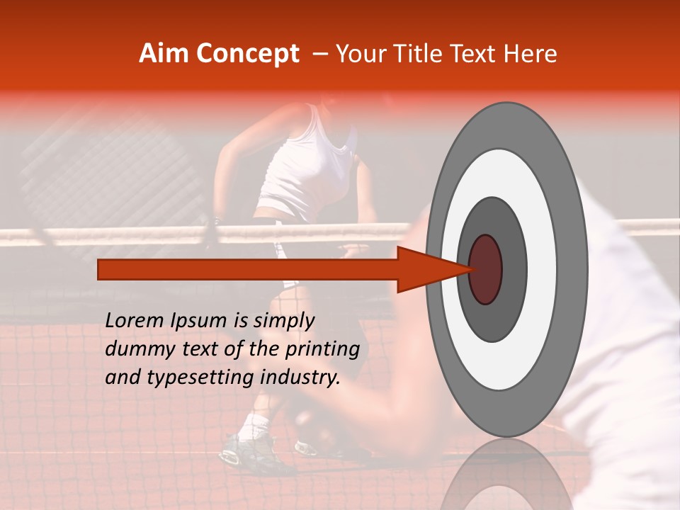 Two Young Sporty Female Tennis Players Enjoying A Game In The Sun On The Costa Del Sol PowerPoint Template