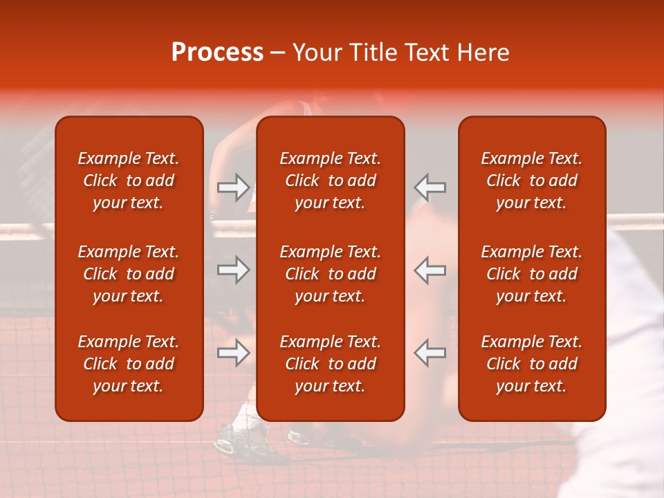 Two Young Sporty Female Tennis Players Enjoying A Game In The Sun On The Costa Del Sol PowerPoint Template