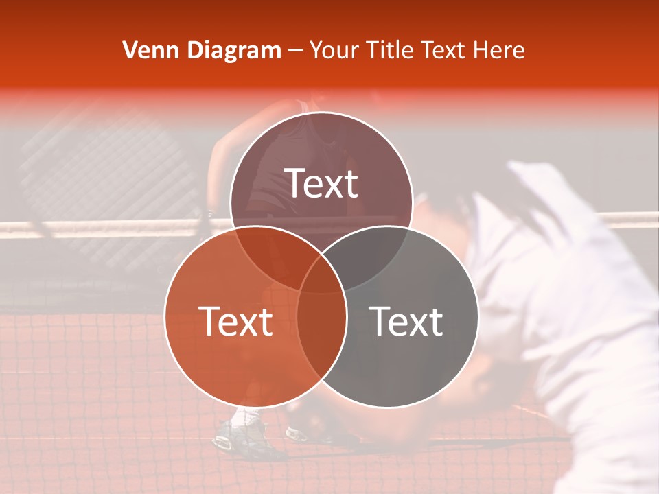 Two Young Sporty Female Tennis Players Enjoying A Game In The Sun On The Costa Del Sol PowerPoint Template