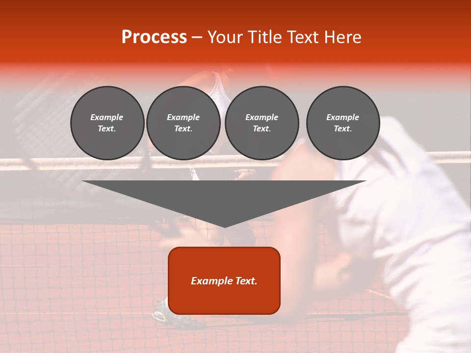Two Young Sporty Female Tennis Players Enjoying A Game In The Sun On The Costa Del Sol PowerPoint Template