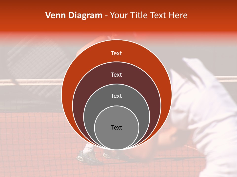 Two Young Sporty Female Tennis Players Enjoying A Game In The Sun On The Costa Del Sol PowerPoint Template
