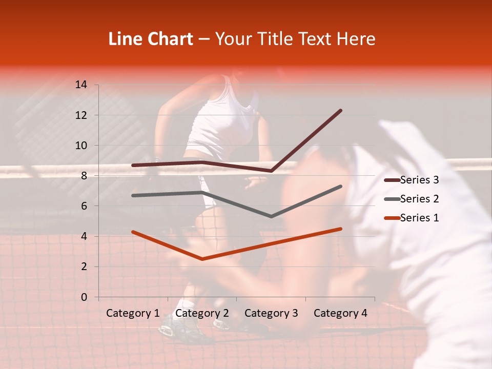 Two Young Sporty Female Tennis Players Enjoying A Game In The Sun On The Costa Del Sol PowerPoint Template