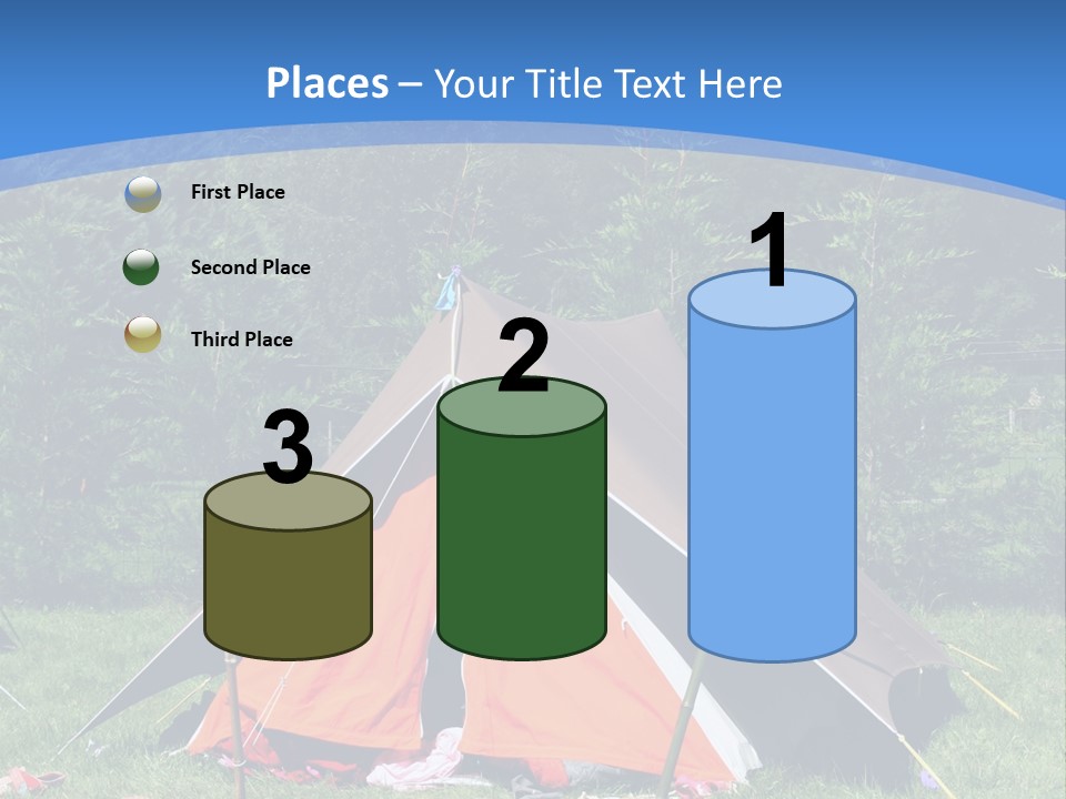 Camping In Summer PowerPoint Template