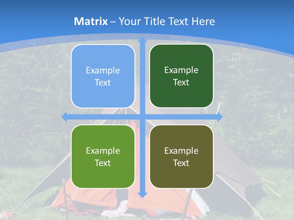 Camping In Summer PowerPoint Template