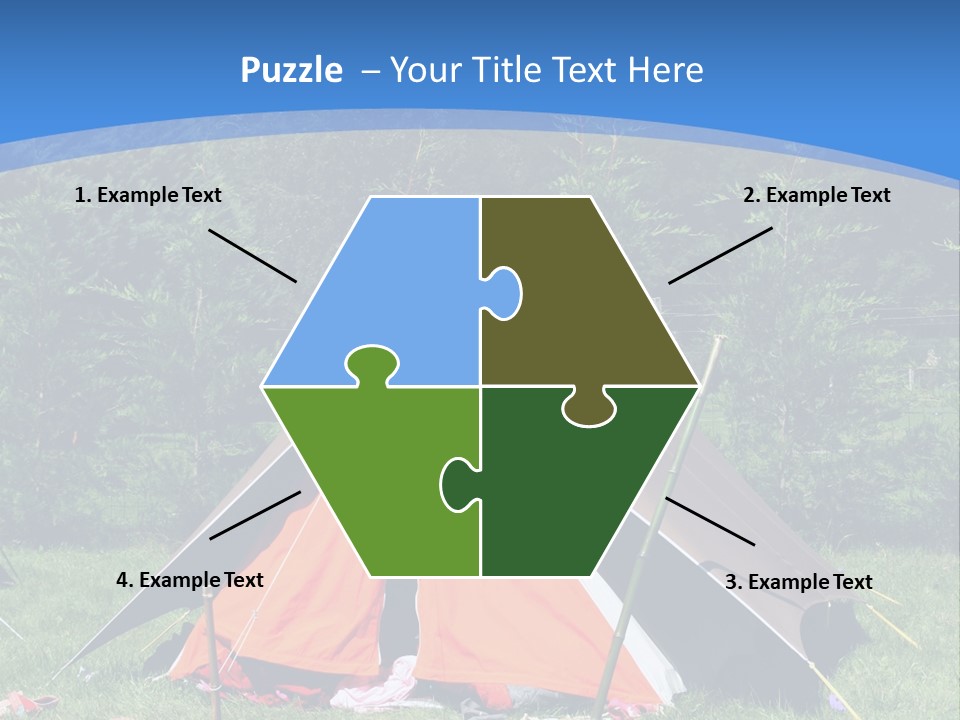 Camping In Summer PowerPoint Template