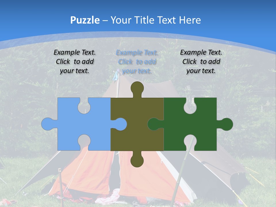 Camping In Summer PowerPoint Template