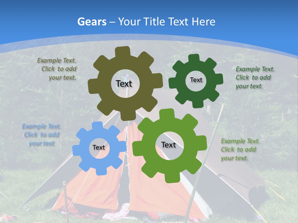 Camping In Summer PowerPoint Template