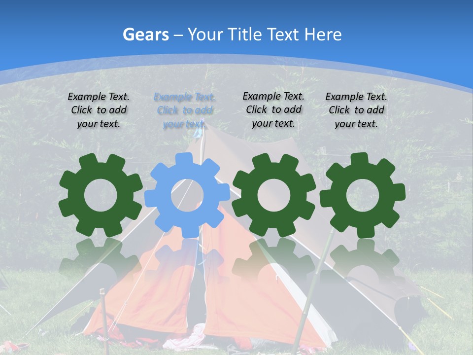 Camping In Summer PowerPoint Template
