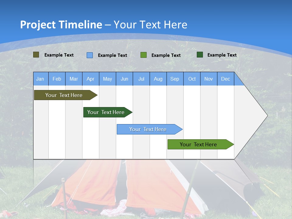 Camping In Summer PowerPoint Template