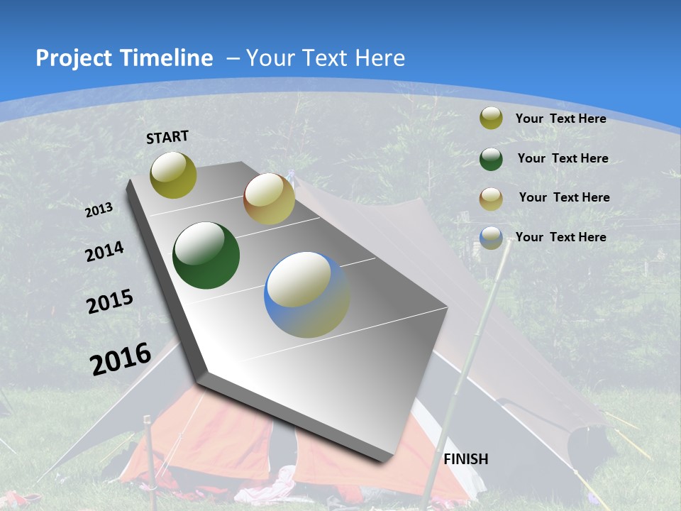 Camping In Summer PowerPoint Template