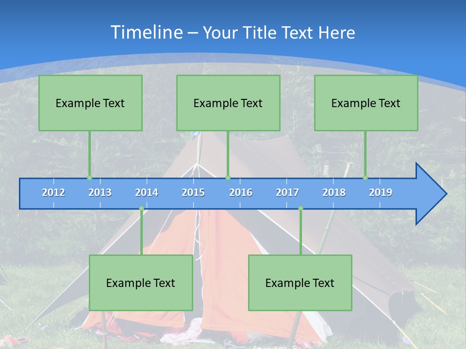 Camping In Summer PowerPoint Template