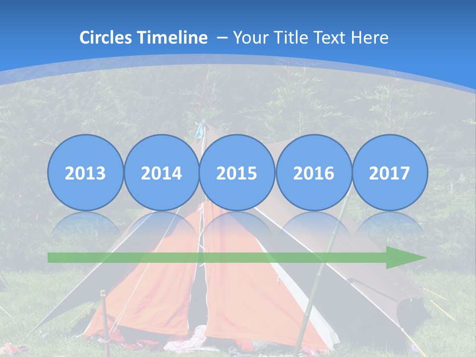 Camping In Summer PowerPoint Template