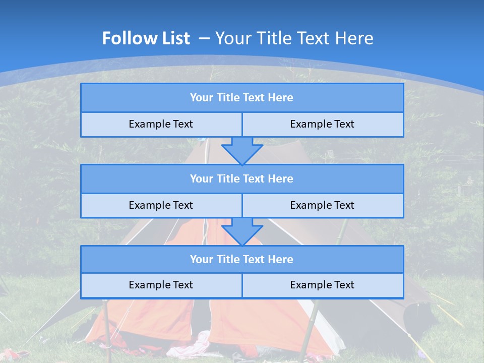 Camping In Summer PowerPoint Template